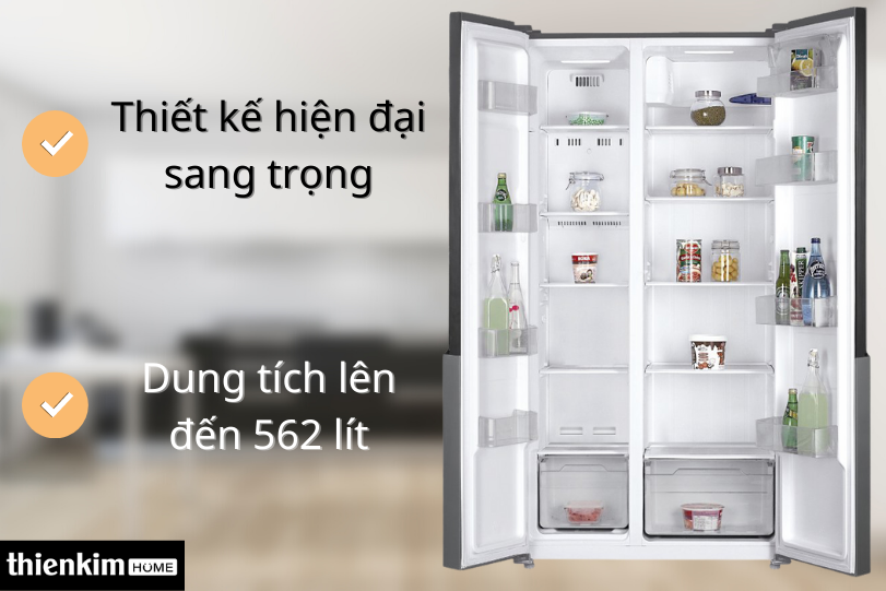 Tủ lạnh Hafele HF-SBSID 534.14.020 hiện đại